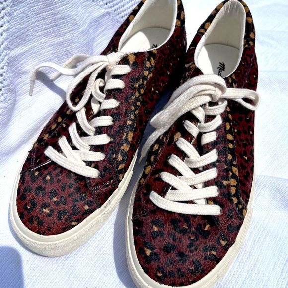 MADEWELL MA 520 CALF HAIR SNEAKERS - Picture 1 of 11